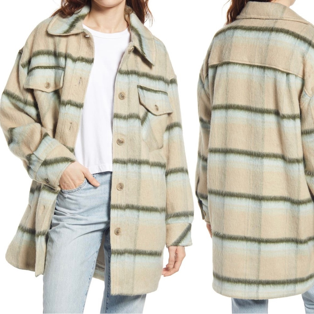 Free People Vienna Brushed Coat